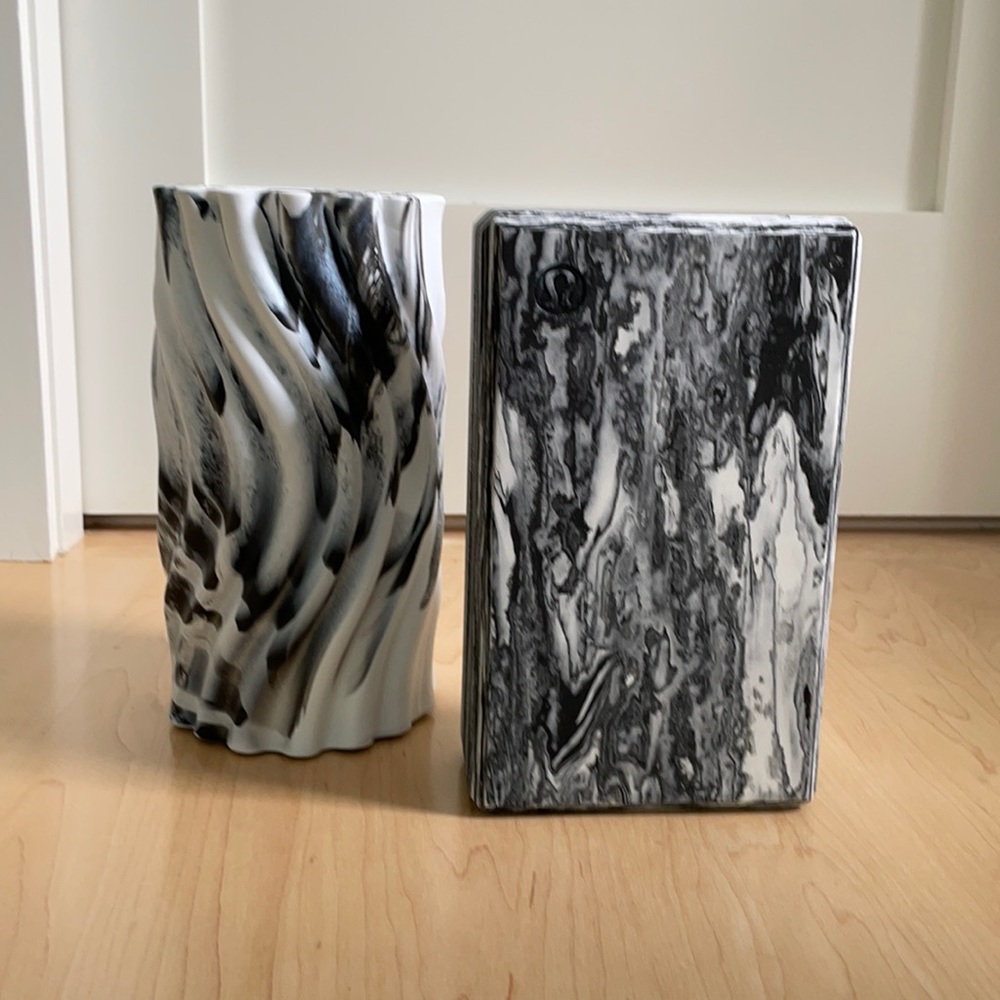 Lululemon Double Roller and Yoga Block